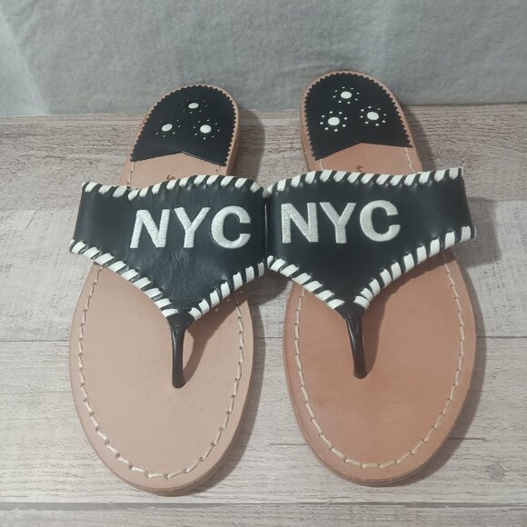 Jack Rogers Embroidered Sandals size 7M - Picture 1 of 4